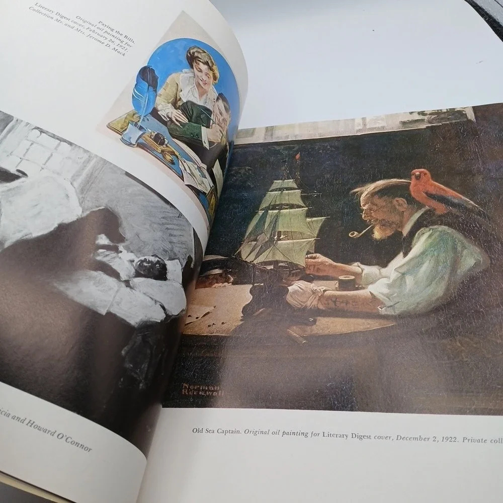 Norman Rockwell A Sixty Year Retrospective Book and Prints HC & PB NOS lot 2